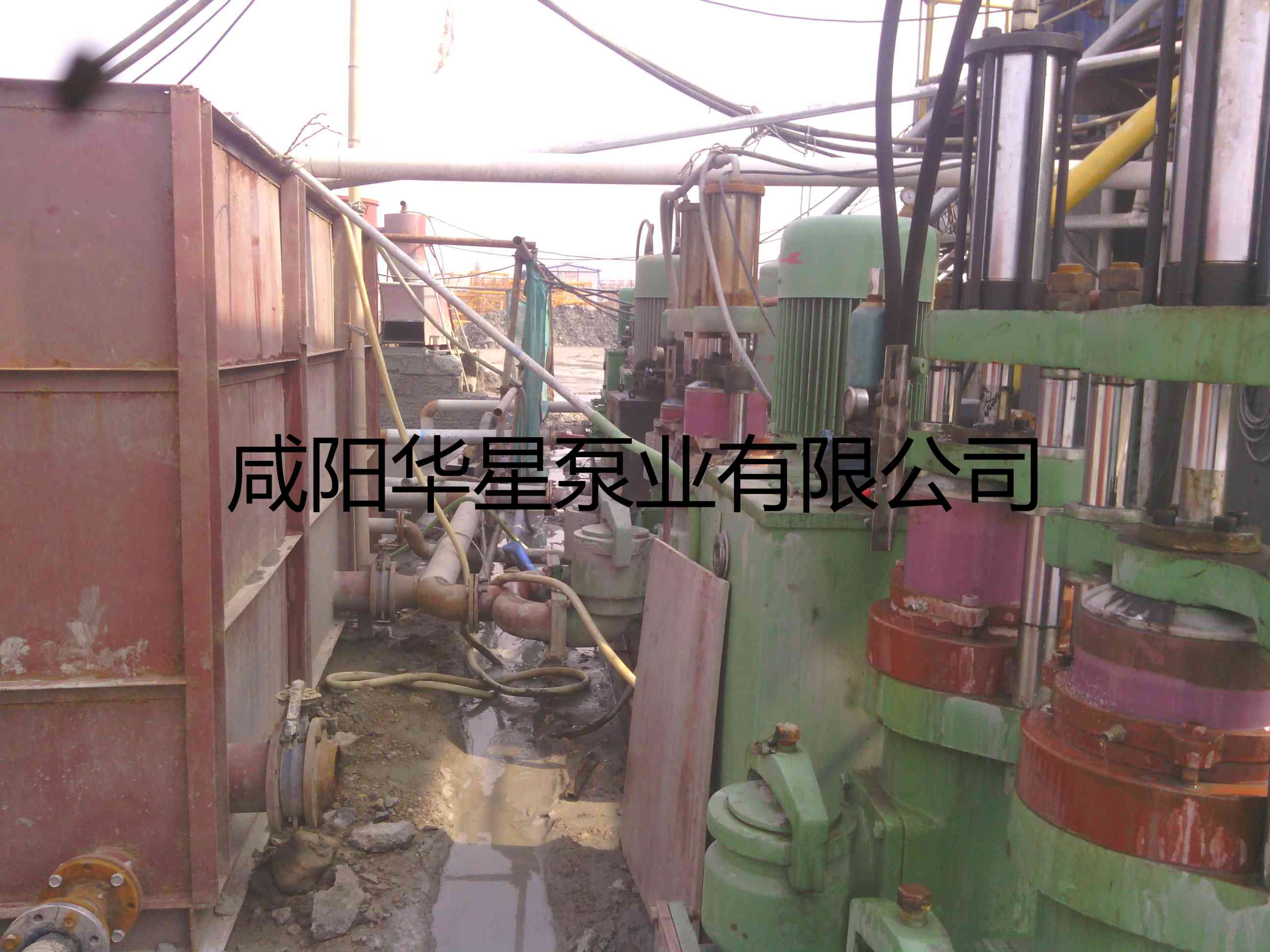 華星YBH300-40節(jié)能陶瓷柱塞泵打樁污泥使用現場--第二個現場-05